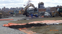 April 2018 - Infiltration sump installation on main Quanta site