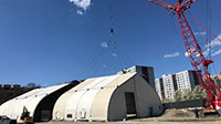 April 2020 - Relocation of Second Section of Northwest Tent