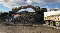 April 2020 - Load-out of Excess Soil in Stockpile Using Posi-Shell to Minimize Vapors