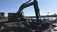 April 2020 - Soil Remediation in Non-Tent Area North of the Pier Building