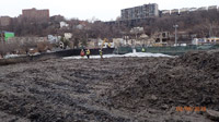 February 2018 - Installing Plastic Covering on the Main Quanta Site