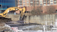 February 2018 - Removing Backfill from Behind the Bulkhead