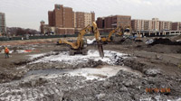 January 2018 - Concrete Removal on the Main Quanta Site