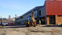 January 2019 - Securing Pier Building Driveway Road Plates in Place