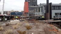 January 2019 - Re-Installing Pier Building Pedestrian Walkway