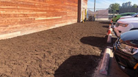 June 2020 - Mulch Installation Along the Pier Building