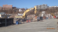March 2019 - Trenching for ISS Tent Generator Gas Line and Electric