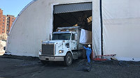 March 2020 - Overburden Load-Out from the Northwest Tent