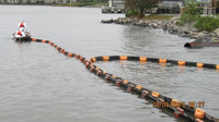 October 2019 - Repairing Hard Boom South of Pier Building