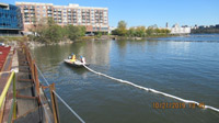 October 2019 - Routine Boom Replacement in River