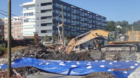 September 2019 - Soil Mixing Outside Tent South of Pier Building