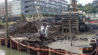 September 2019 - Soil Mixing Outside Tent South of Pier Building