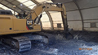 September 2020 - Soil Remediation in Bulkhead Tent