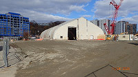 November 2020 - Re-Assembly of Southwest Tent in New Location