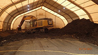 January 2021 - Managing Soil Stockpile in Southwest Tent