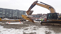 February 2021 - Demobilization of CAT 374 Crane