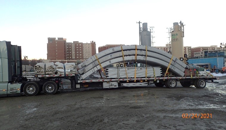 February 2021 - Southwest Tent Loaded for Removal