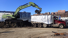 March 2021 - Stockpile Soil Loadout